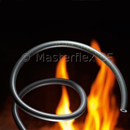 XFlame soft® - Manguera flexible de PU, dureza 85 Shore, autoextinguible, ignífuga
