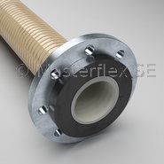 Brida inclinable de PU Combiflex, montaje fijo - para contrabridas conforme a DIN 2632 / DIN 2633 / DIN 2673