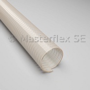 Polderflex PUR - Manguera de aspiración / manguera de transporte de PU, superpesada, flexible, muy resistente a la abrasión, resistente a la presión, resistente al vacío, interior y exterior lisos