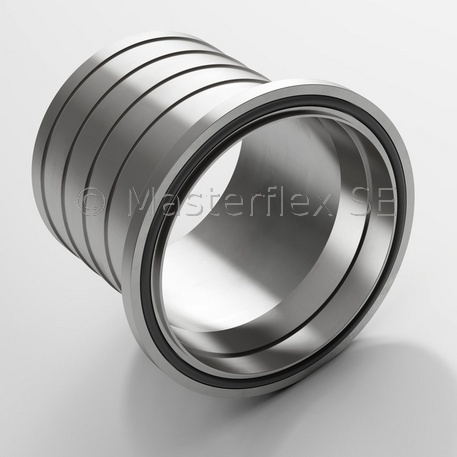 Brida cónica con toma de metal - conforme a DIN 3016