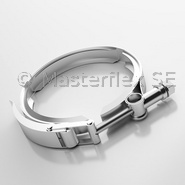 Abrazadera de sujeción rápida para bridas cónicas - Para conexiones rápidas de bridas cónicas Combiflex PU, bridas cónicas soldadas y bridas cónicas con espigas, según DIN 3016