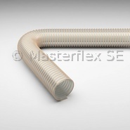Master-PUR Performance - Manguera de aspiración / manguera de transporte de PU, pesada, flexible, muy resistente a la abrasión y resistente al vacío, absolutamente lisa, cara interna sin costuras, permanentemente antiestática, resistente a los microbios